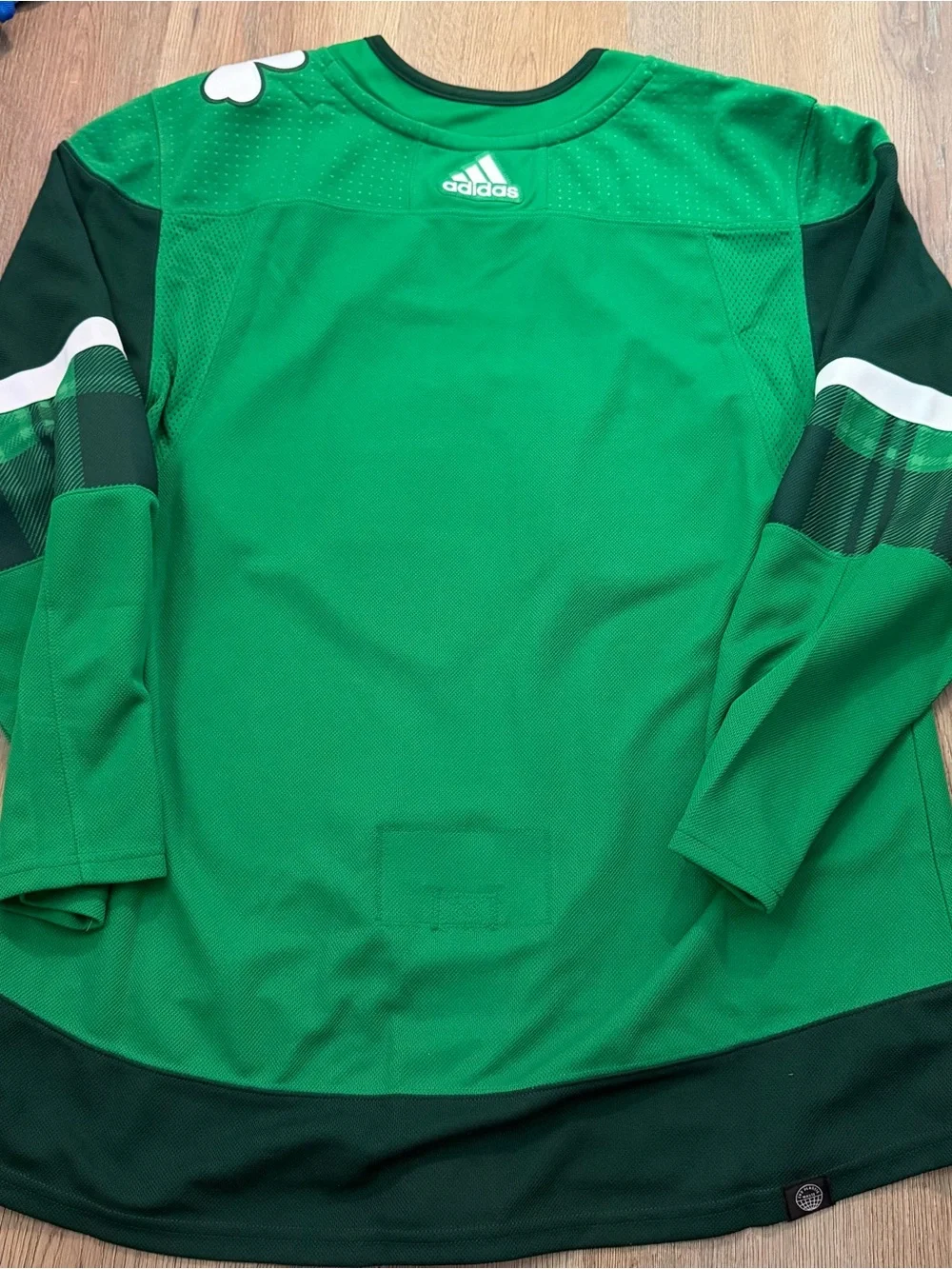 Adidas NHL Mens Washington Capitals Green Hockey Jersey St. Patrick’s Day